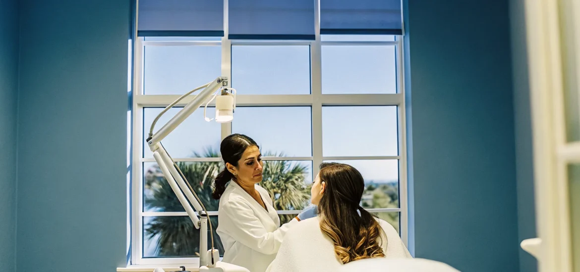 IPL photofacial consultation at a Tampa medical aesthetics clinic