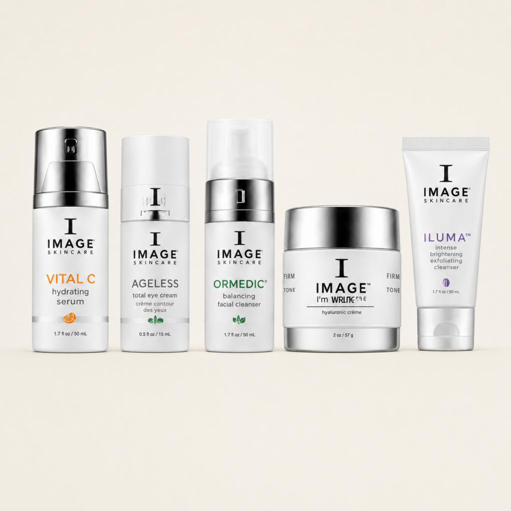 IMAGE Skincare product collection for the July skincare special